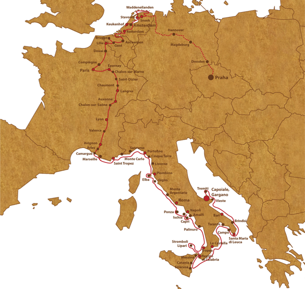Mapa trasy
